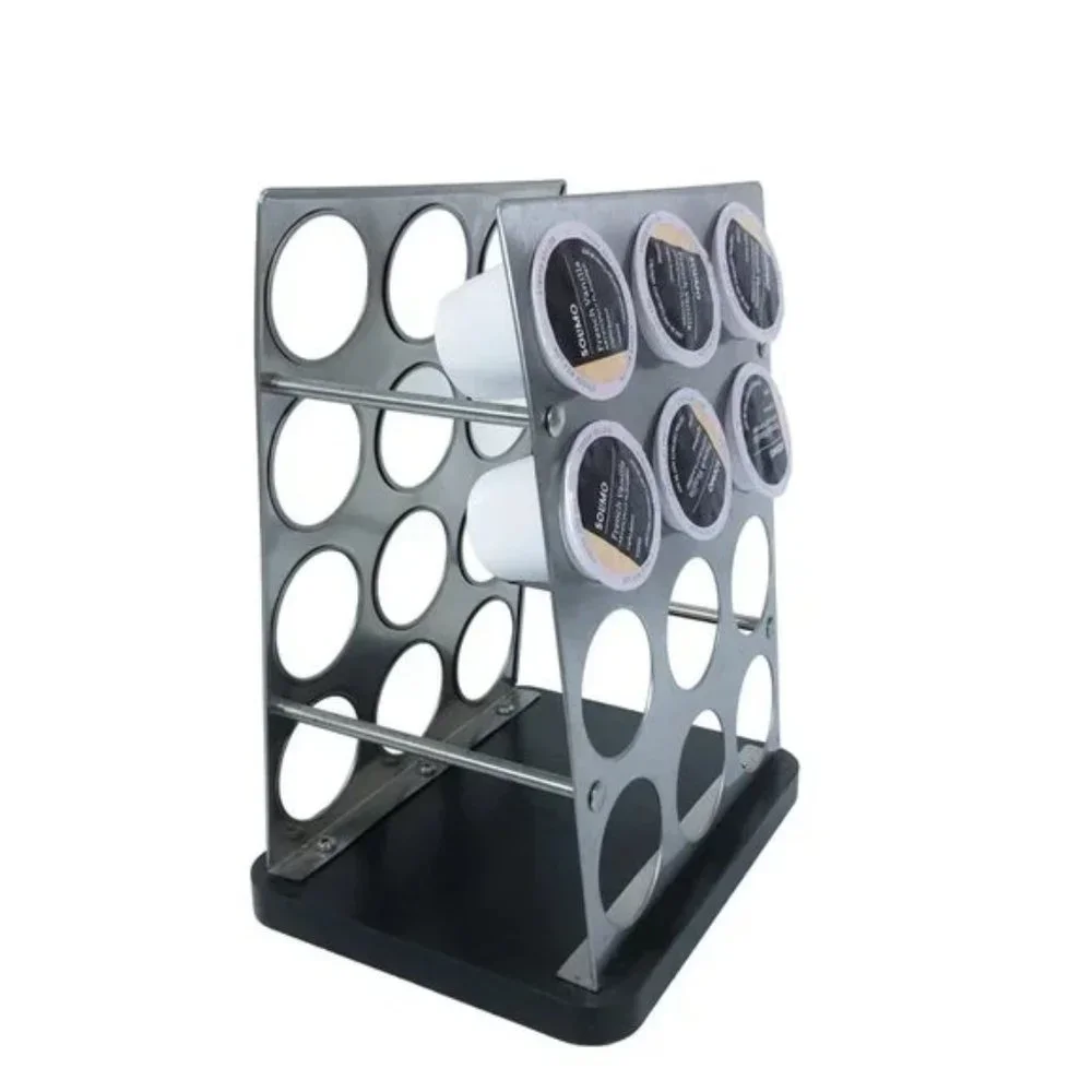 Stainless Steel Swivel Carousel K-Cup Coffee Holder